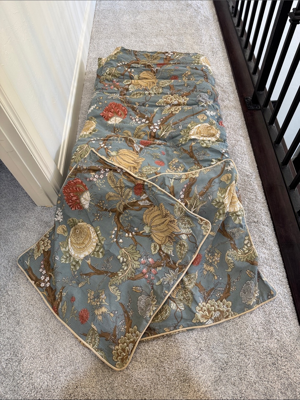 Pottery Barn Palampore King Duvet Cover Set with 3 Euro Shams